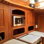 custom teak cabinet for yacht